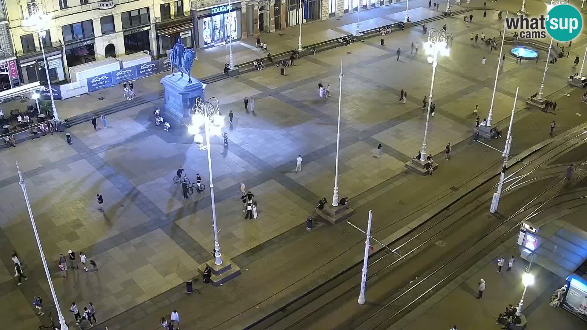 LIVE Webcam Zagreb Hotel Dubrovnik | Ban Jelačić square