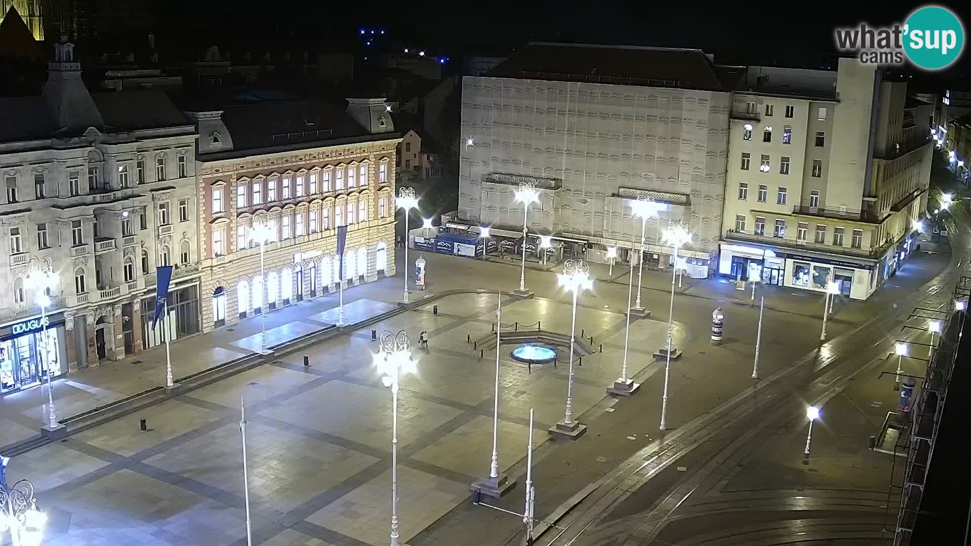 Plaza Ban Jelačić camera en vivo Zagreb – Hotel Dubrovnik
