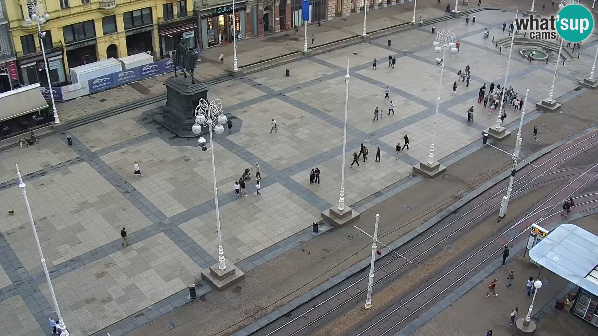 Plaza Ban Jelačić camera en vivo Zagreb – Hotel Dubrovnik