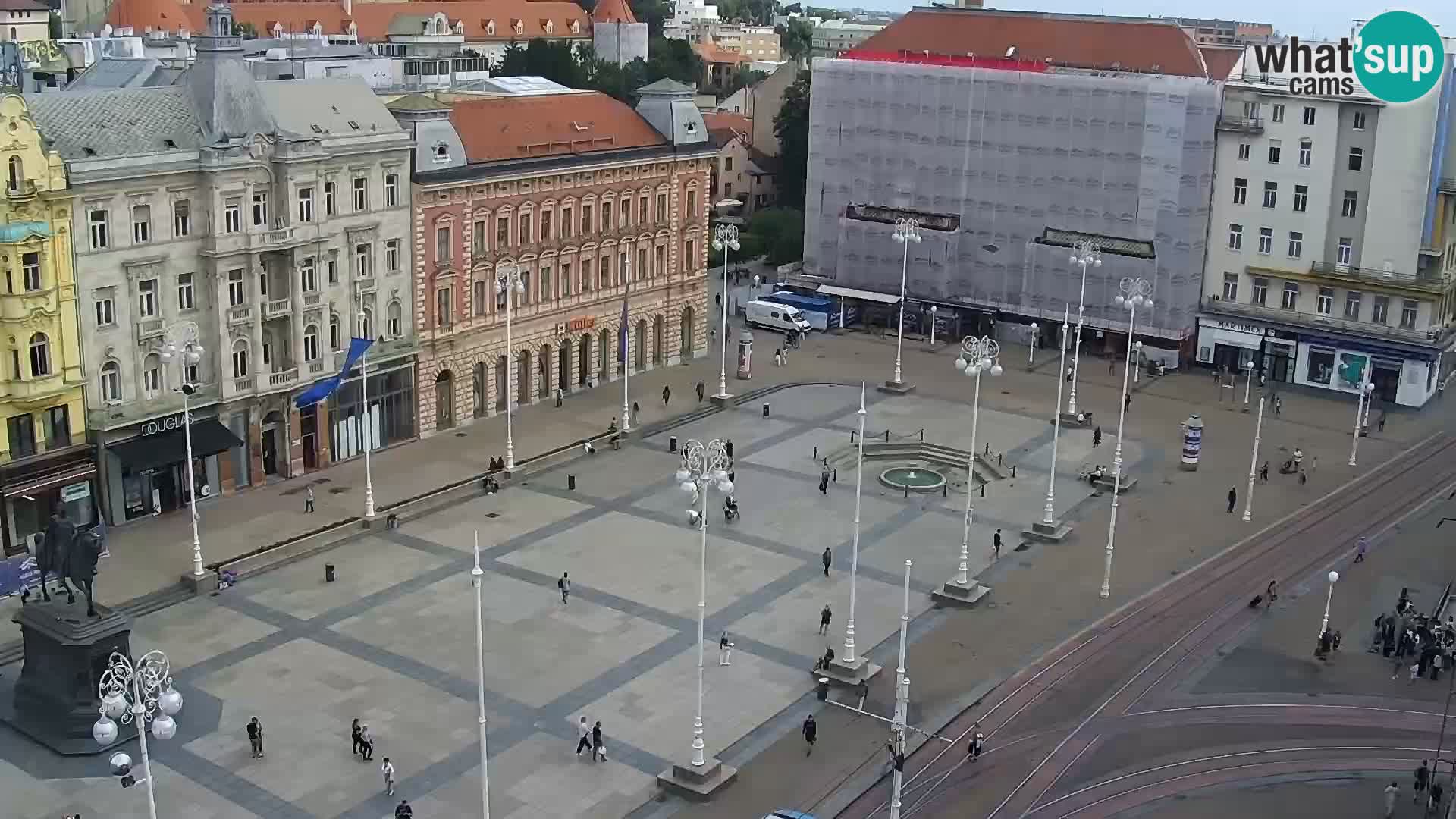 LIVE Webcam Zagreb Hotel Dubrovnik | Ban Jelačić square