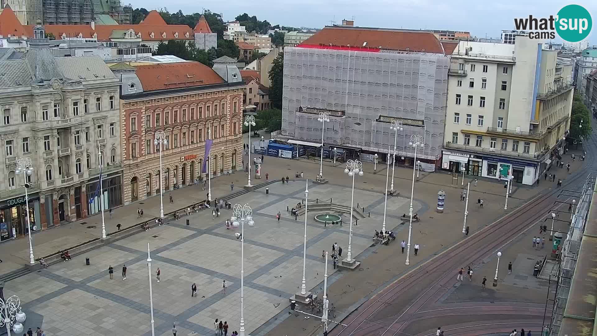 LIVE Webcam Zagreb Hotel Dubrovnik | Ban Jelačić square