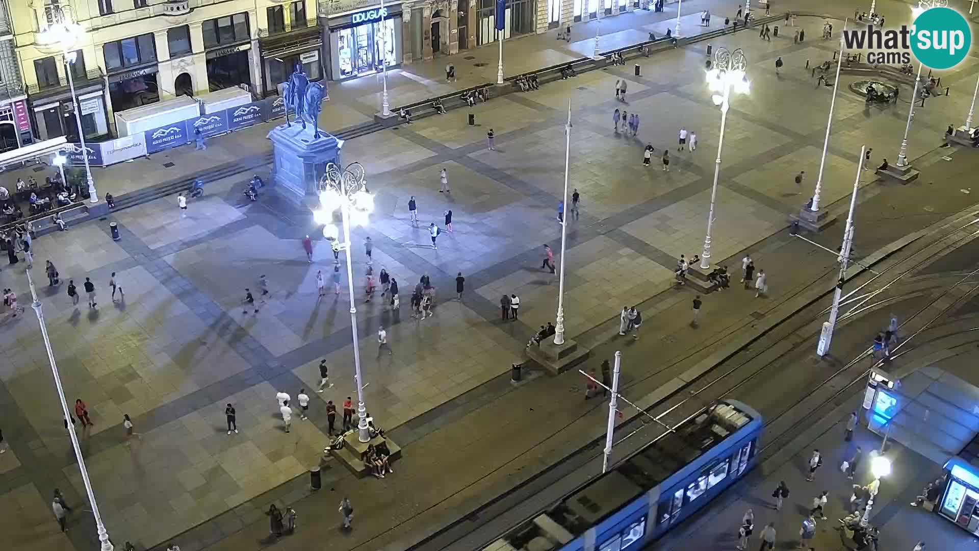 LIVE Webcam Zagreb Hotel Dubrovnik | Ban Jelačić square