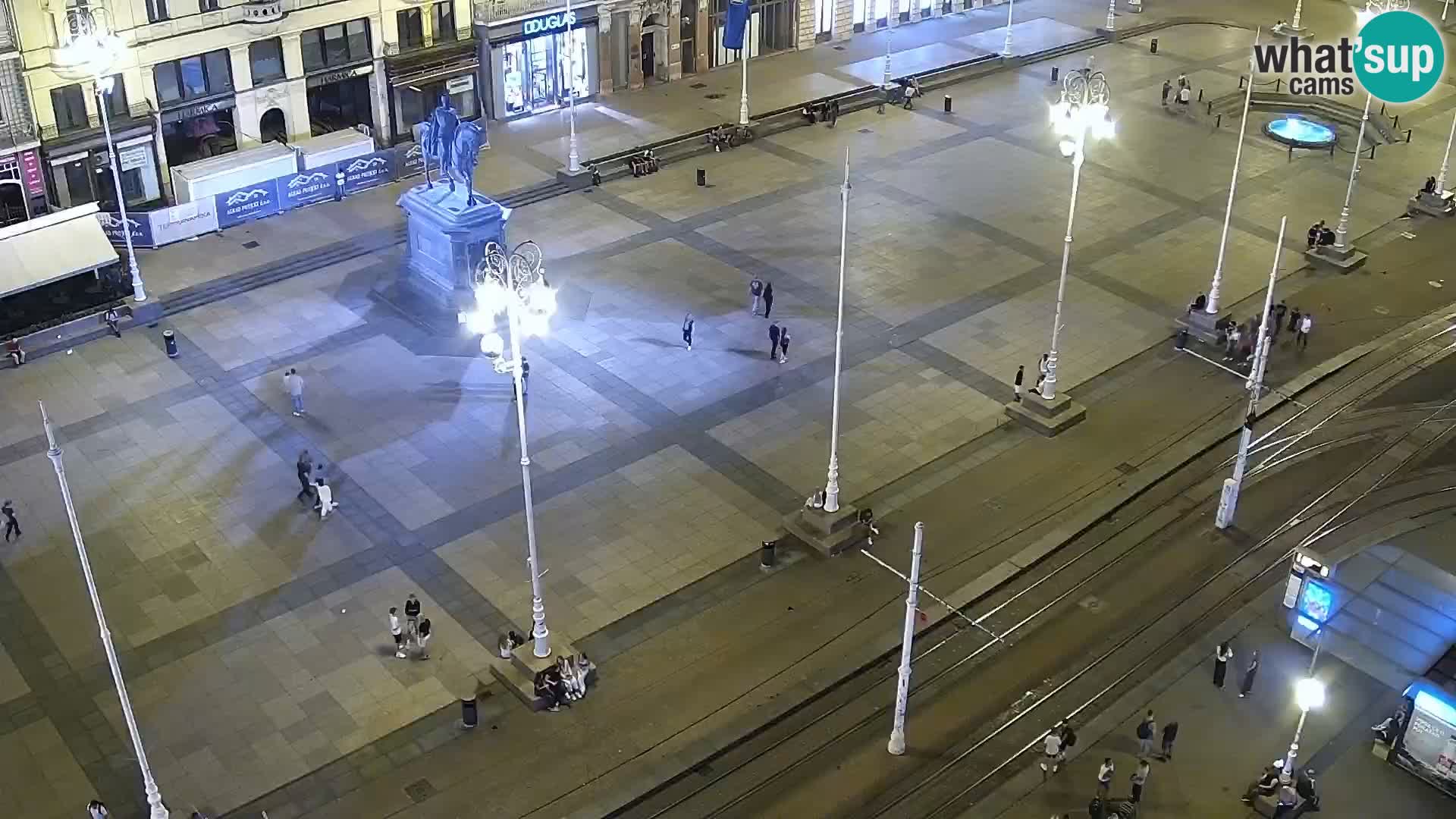 LIVE Webcam Zagreb Hotel Dubrovnik | Ban Jelačić square