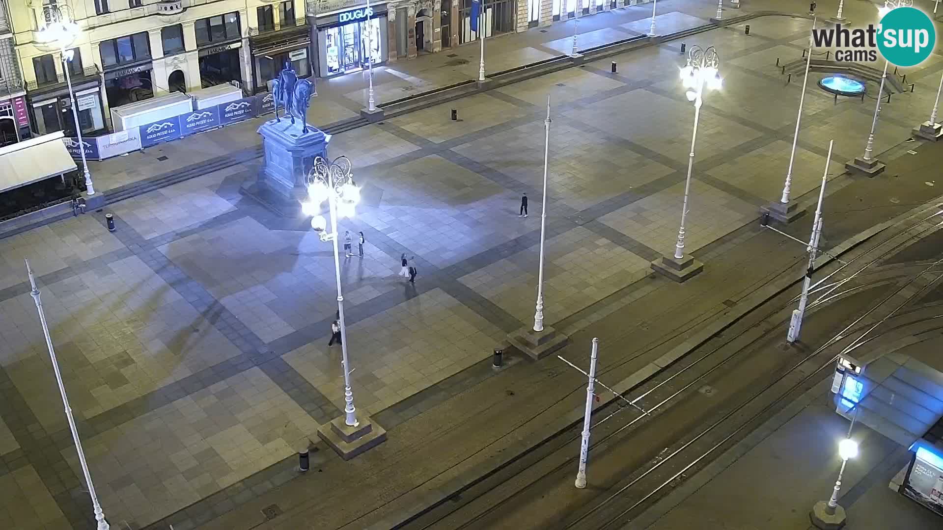 Plaza Ban Jelačić camera en vivo Zagreb – Hotel Dubrovnik