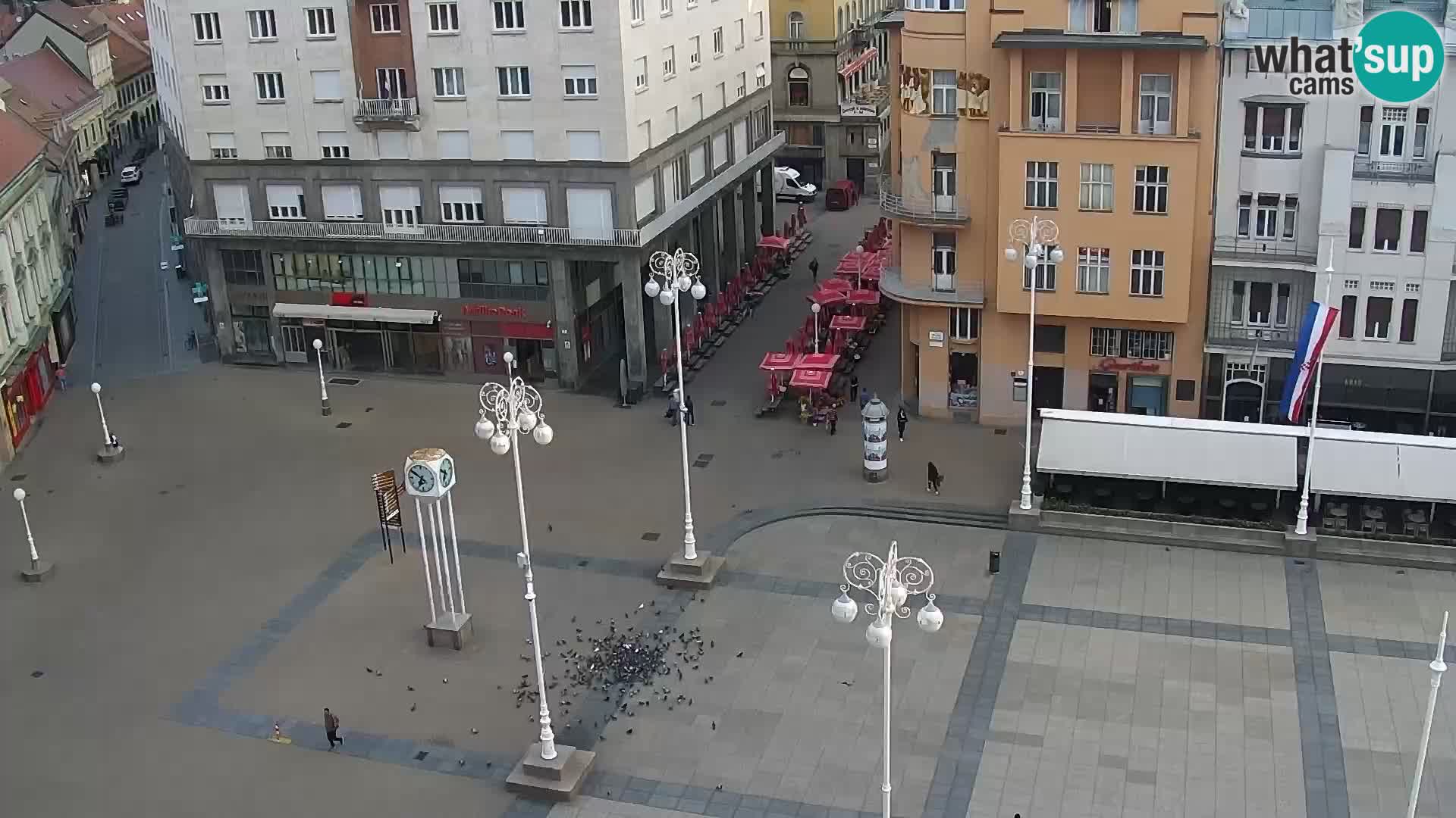 Piazza Ban Jelačić livecam Zagreb – Hotel Dubrovnik
