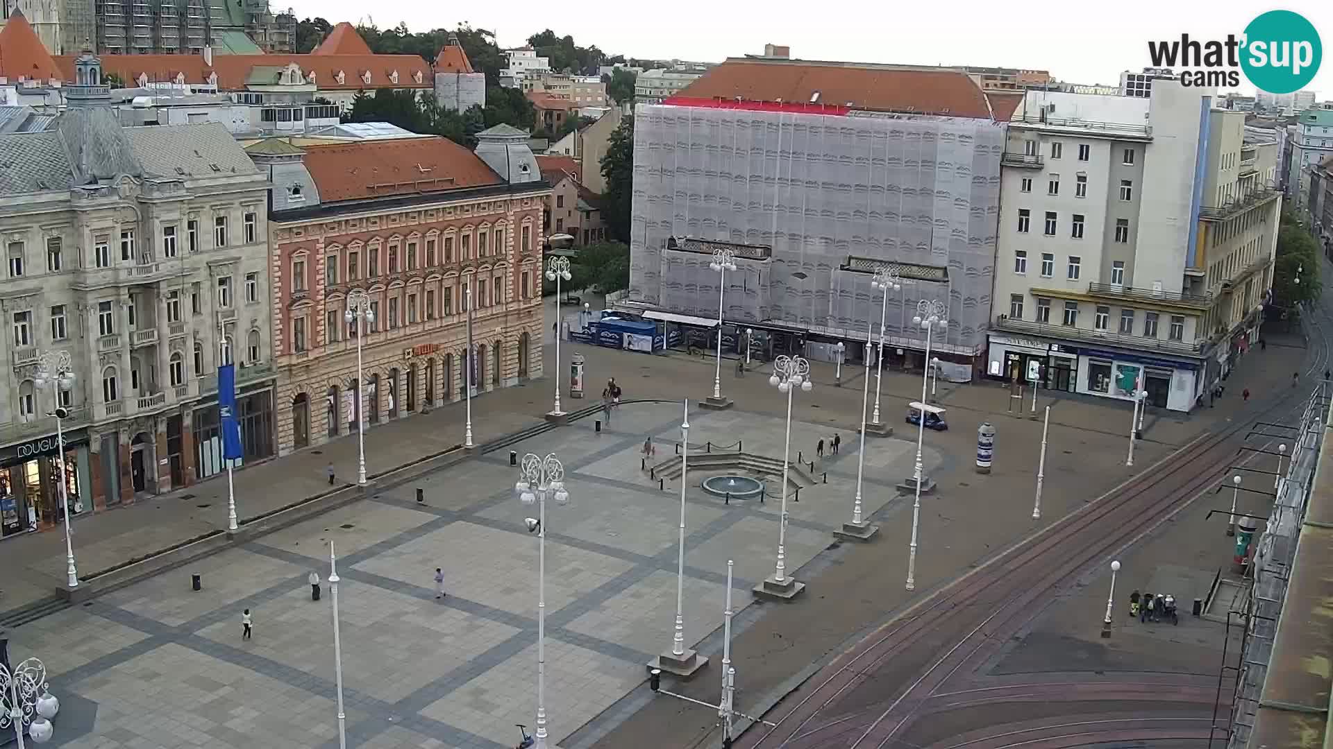 Plaza Ban Jelačić camera en vivo Zagreb – Hotel Dubrovnik
