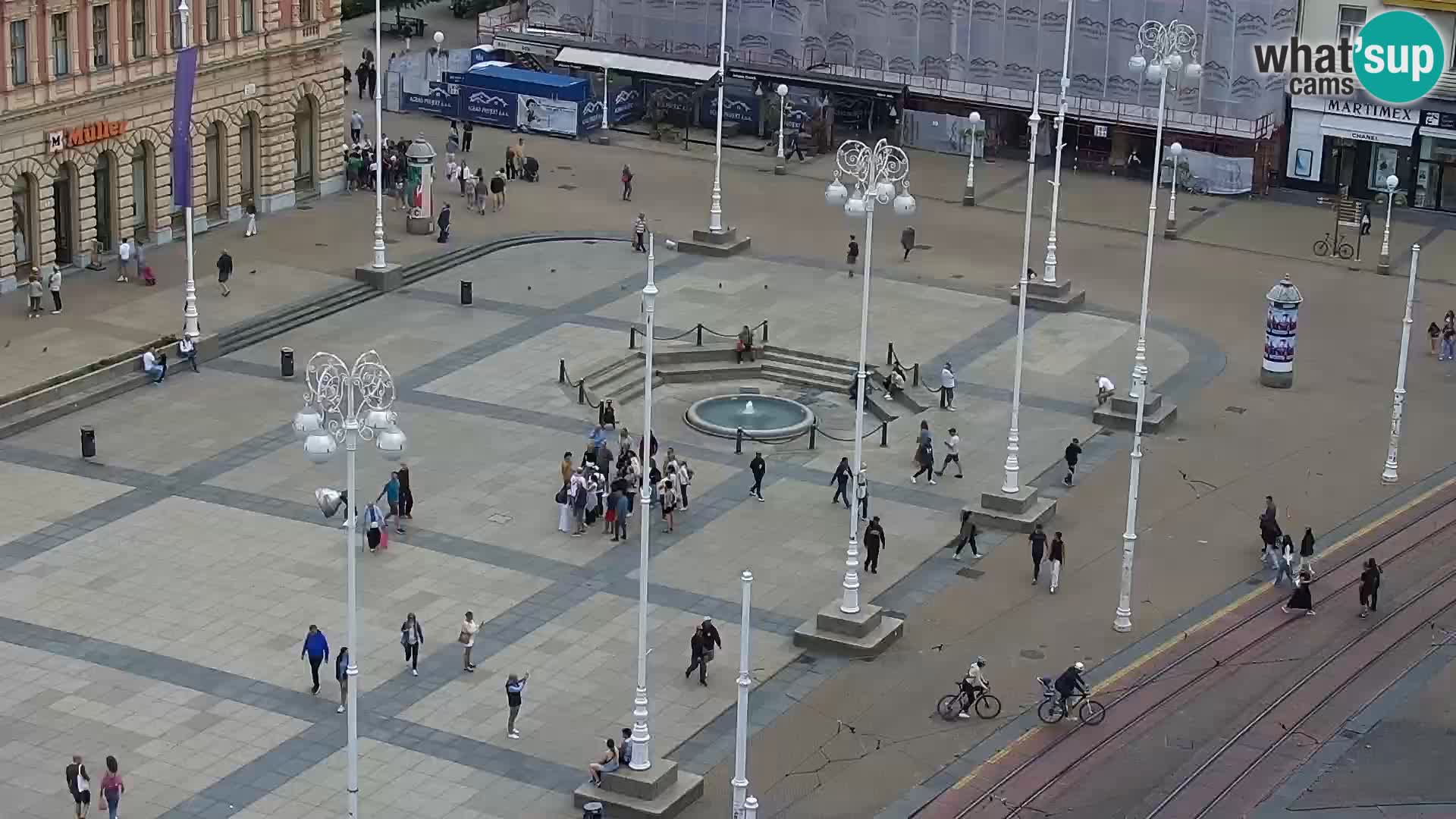 Piazza Ban Jelačić livecam Zagreb – Hotel Dubrovnik
