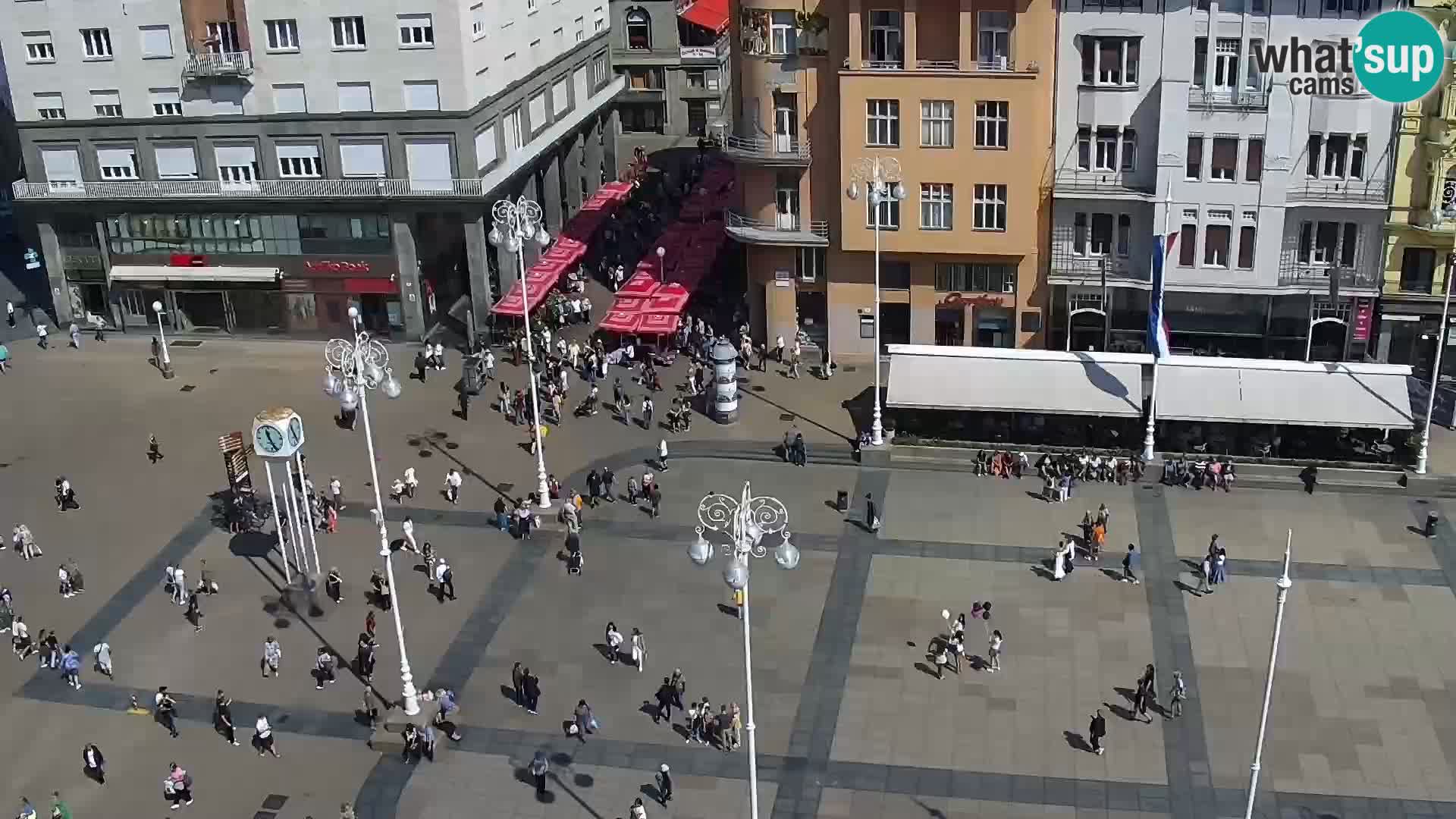 Plaza Ban Jelačić camera en vivo Zagreb – Hotel Dubrovnik