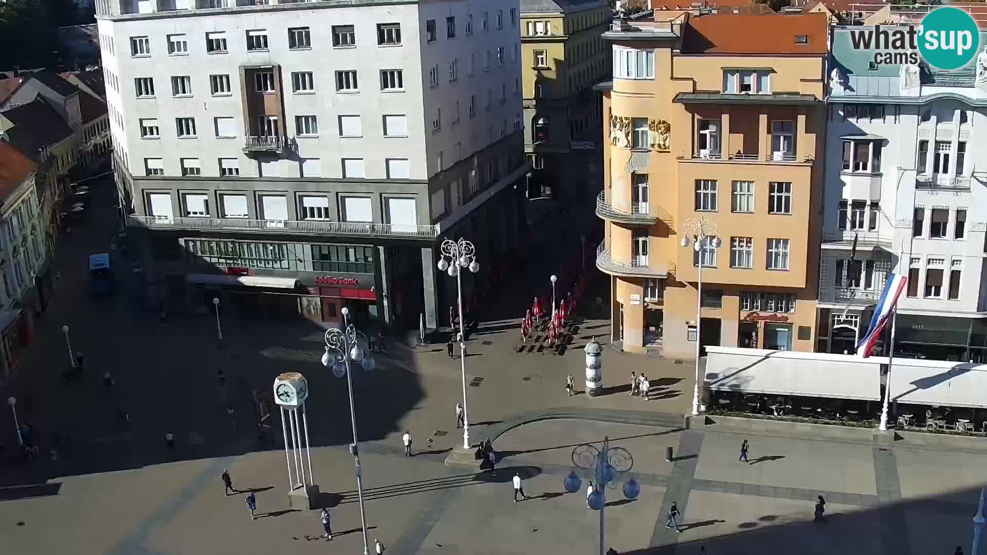 Ban Jelačić live cam Zagreb – Hotel Dubrovnik