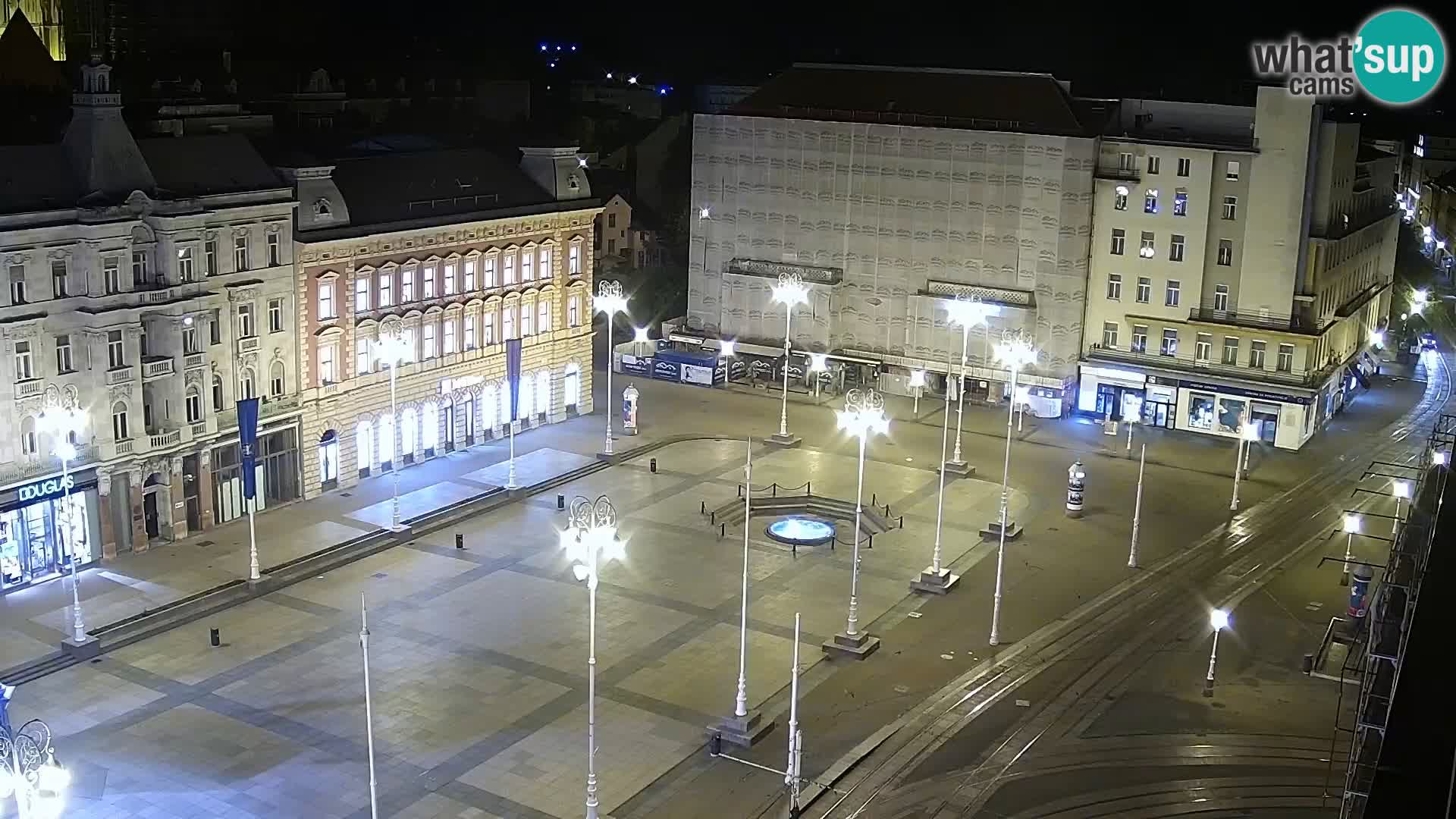 Ban Jelačić Platz  Live webcam Zagreb – Hotel Dubrovnik