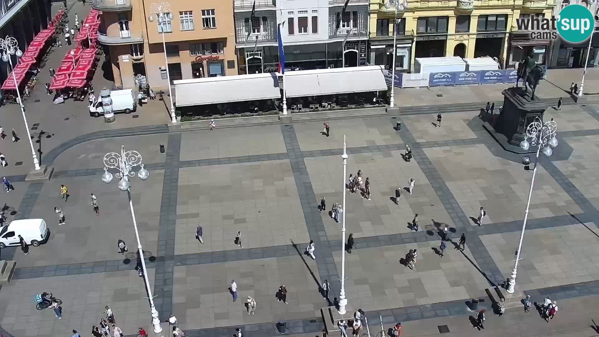 Piazza Ban Jelačić livecam Zagreb – Hotel Dubrovnik