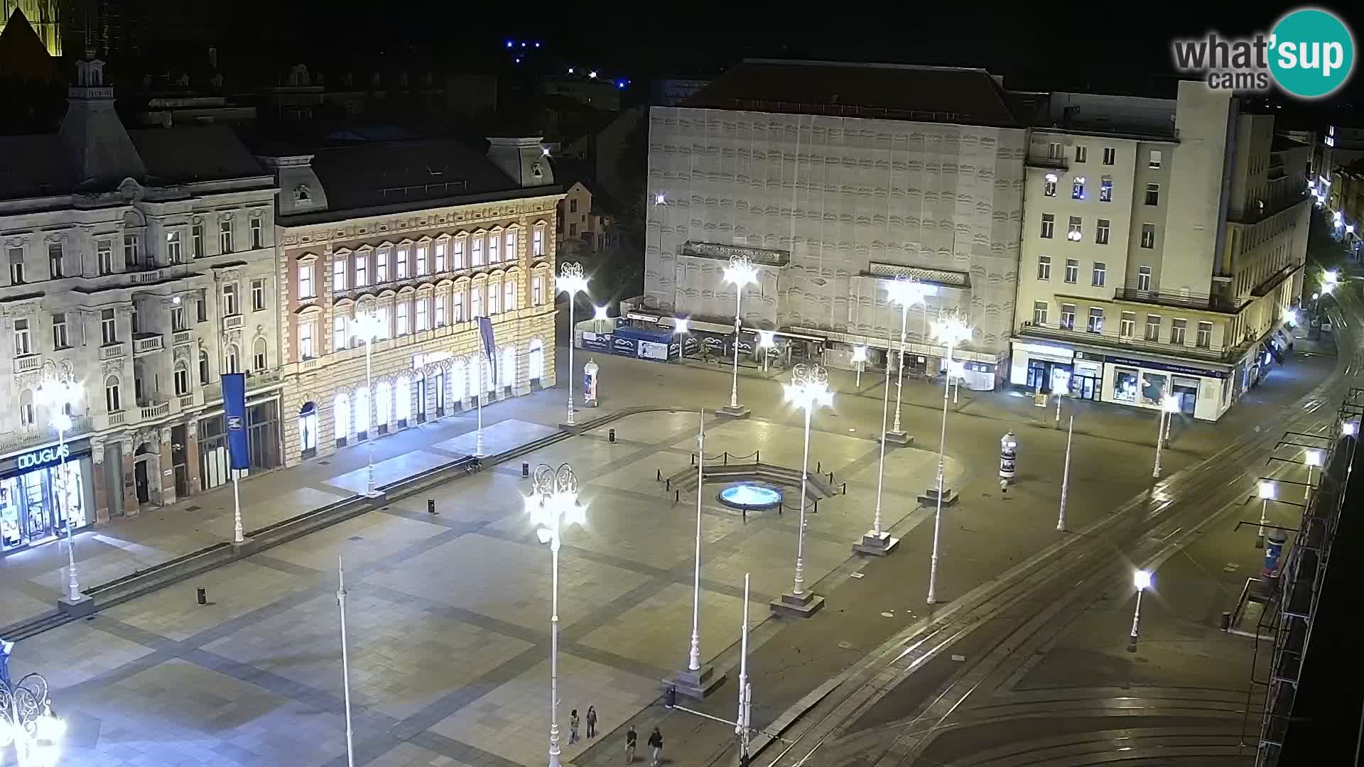 Plaza Ban Jelačić camera en vivo Zagreb – Hotel Dubrovnik