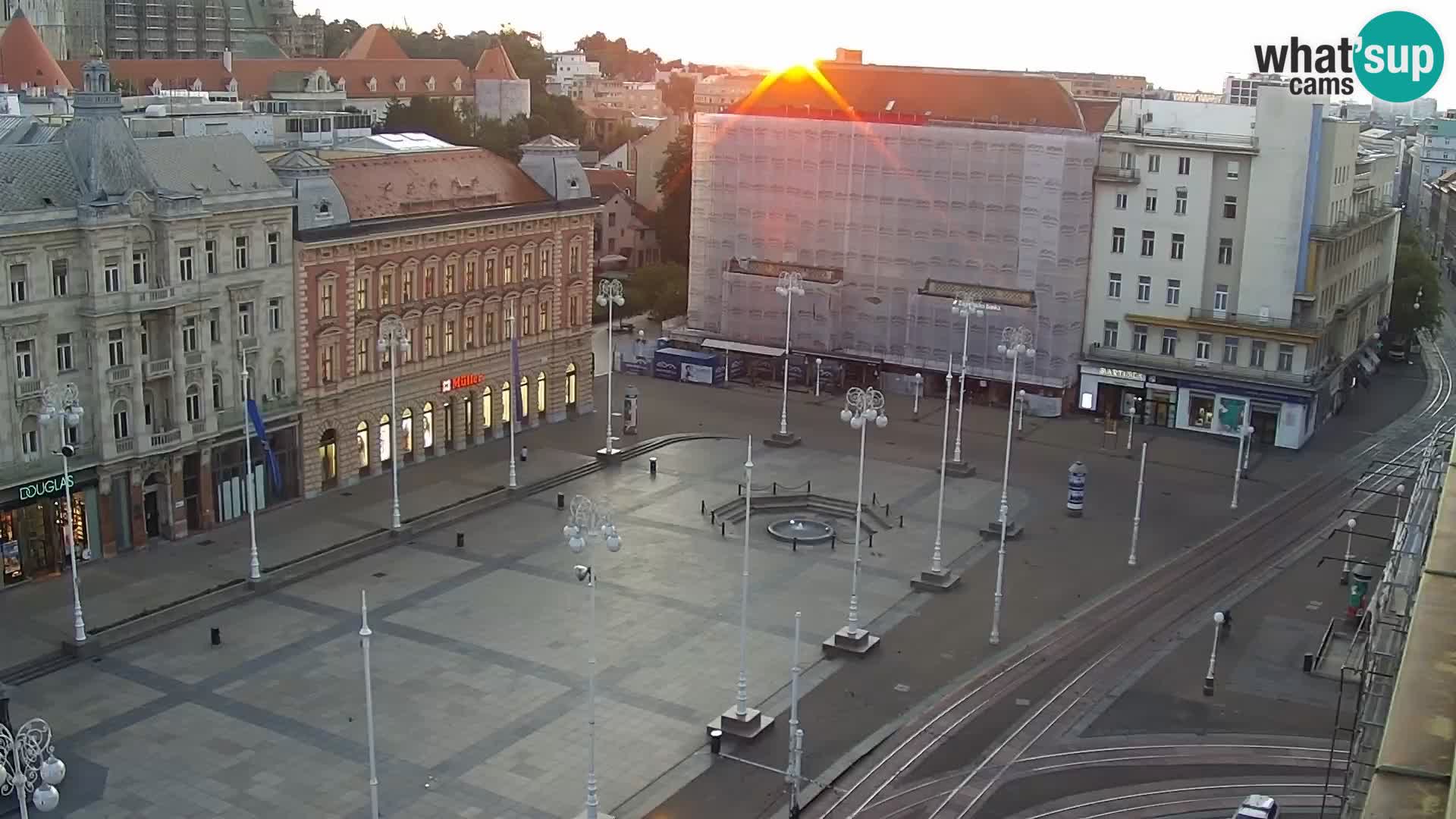 Piazza Ban Jelačić livecam Zagreb – Hotel Dubrovnik