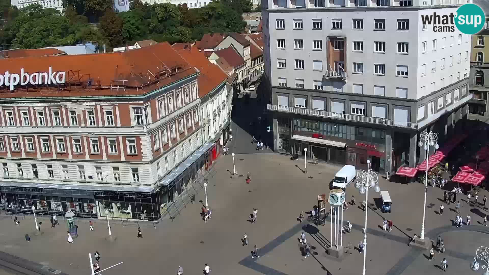 Ban Jelačić Platz  Live webcam Zagreb – Hotel Dubrovnik
