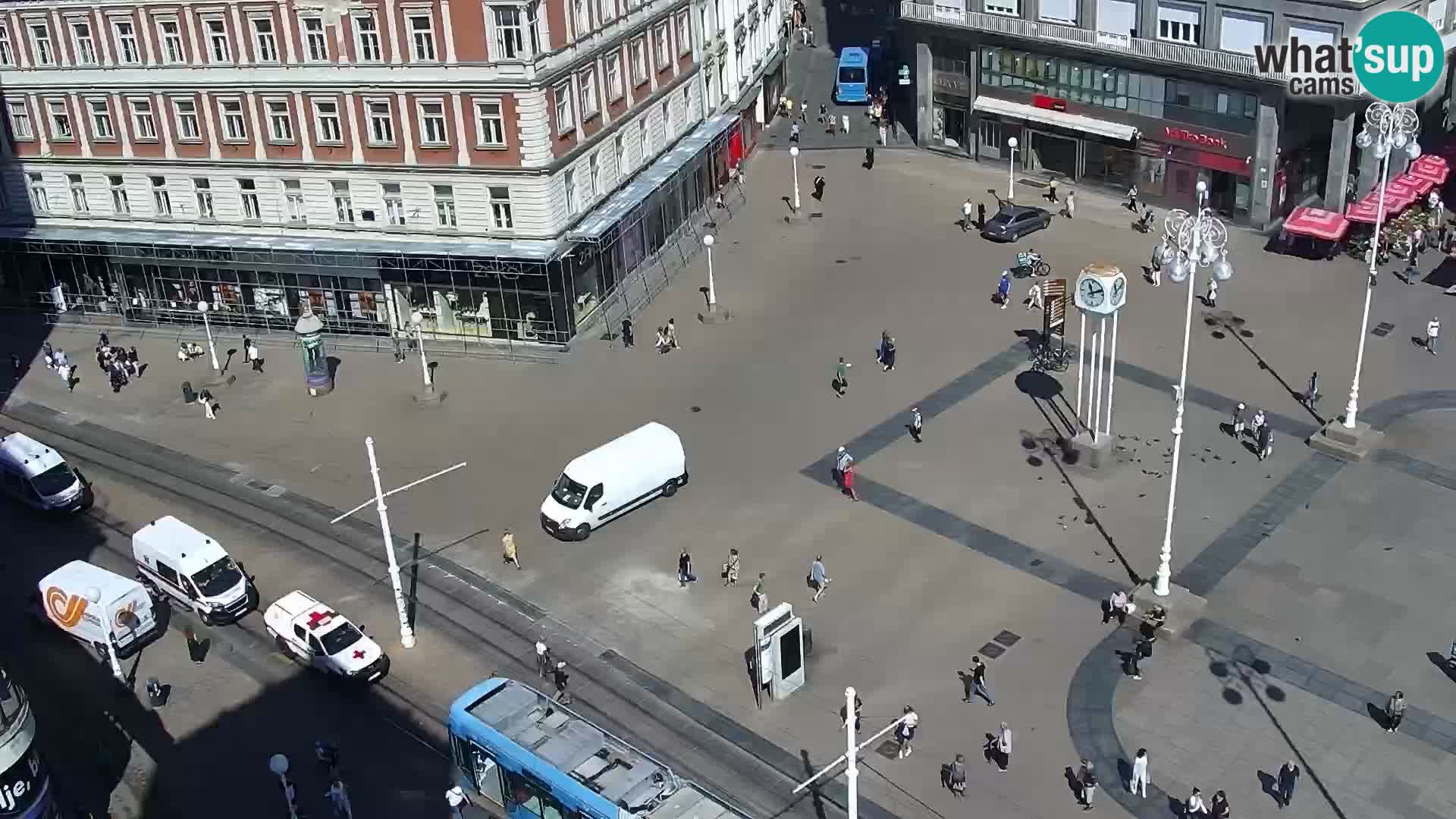 Ban Jelačić live cam Zagreb – Hotel Dubrovnik