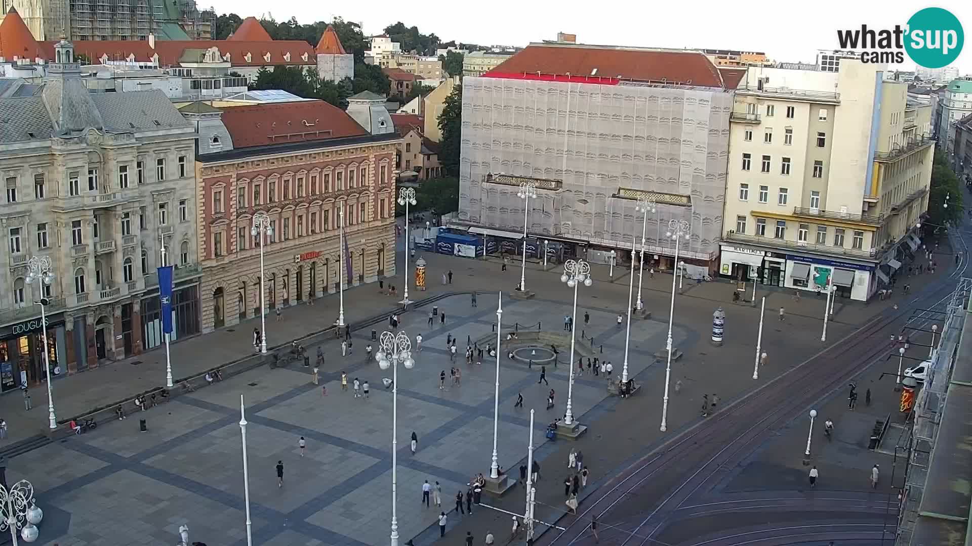 Ban Jelačić Platz  Live webcam Zagreb – Hotel Dubrovnik