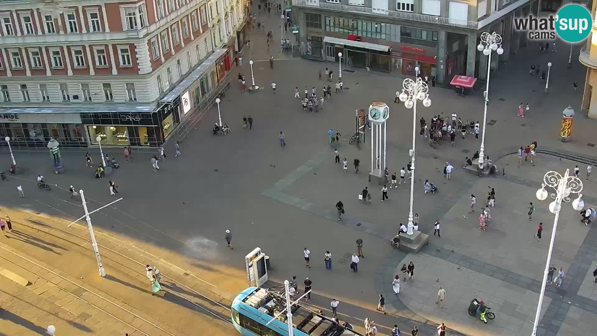 Plaza Ban Jelačić camera en vivo Zagreb – Hotel Dubrovnik