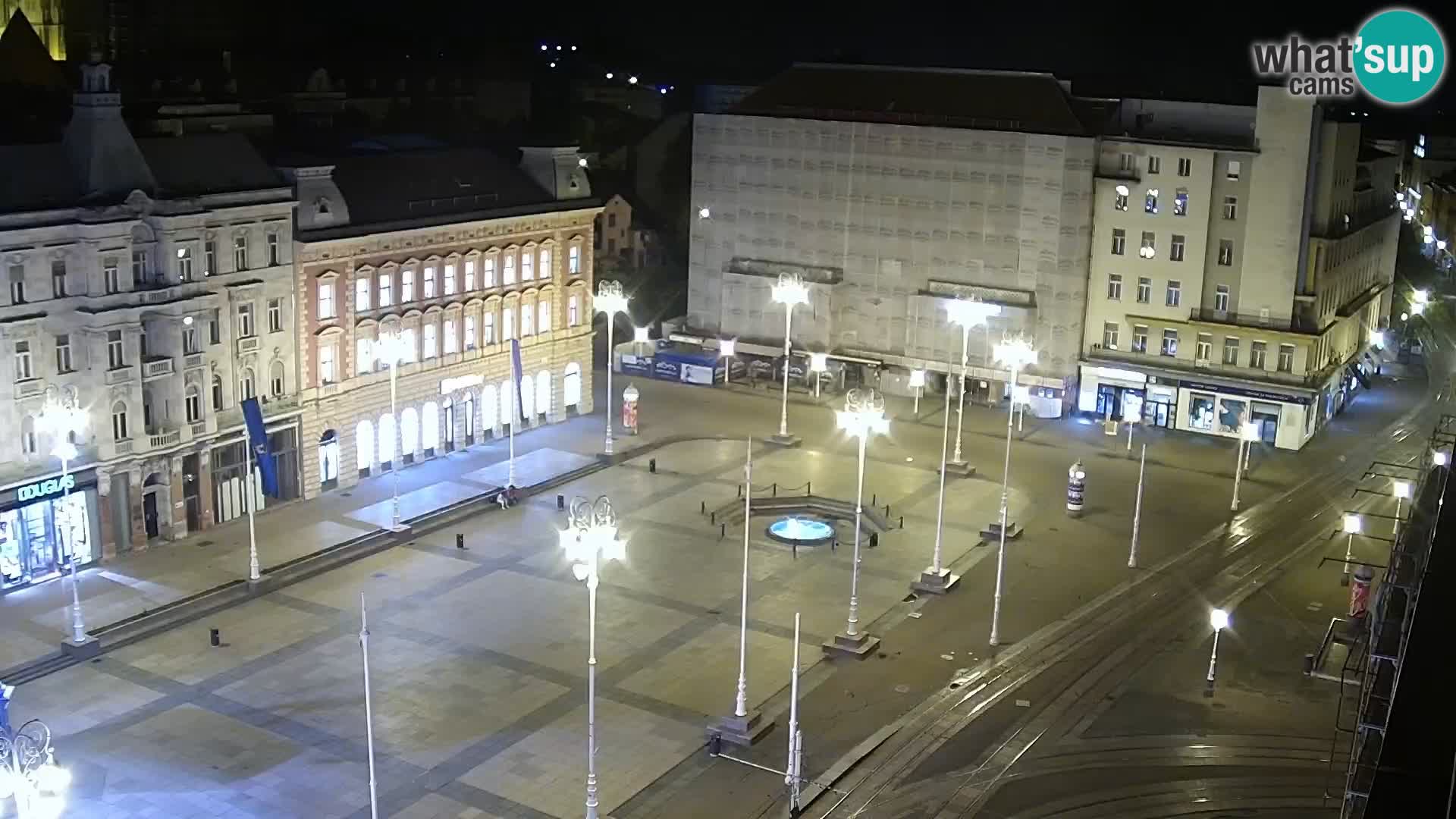 Plaza Ban Jelačić camera en vivo Zagreb – Hotel Dubrovnik
