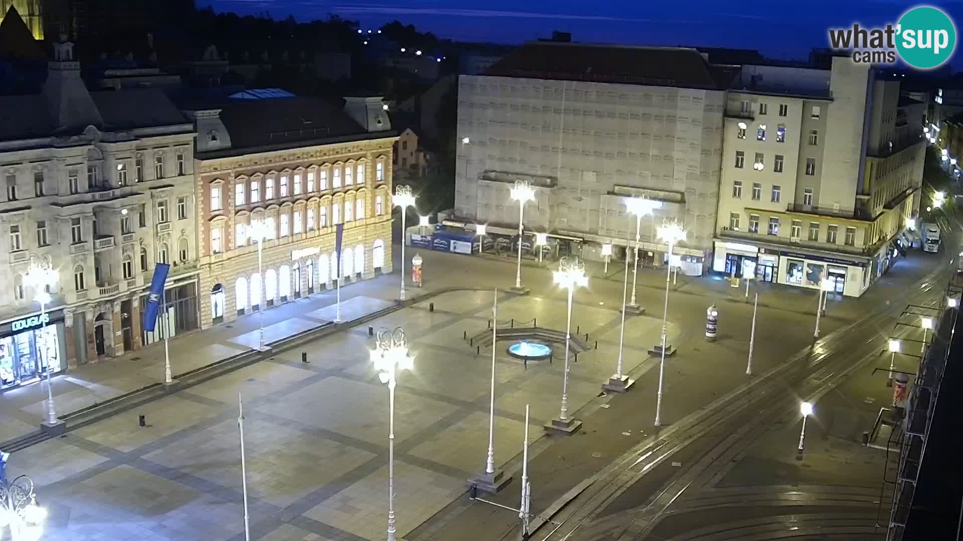 LIVE Webcam Zagreb Hotel Dubrovnik | Ban Jelačić square