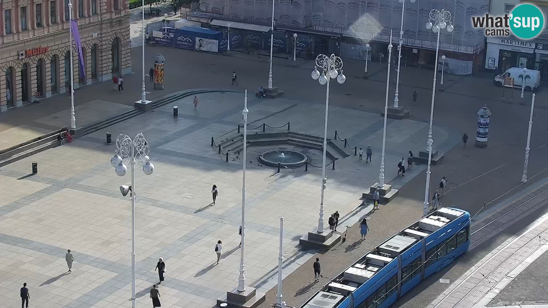Piazza Ban Jelačić livecam Zagreb – Hotel Dubrovnik
