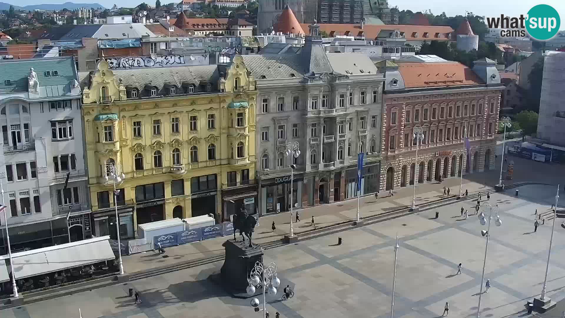 Plaza Ban Jelačić camera en vivo Zagreb – Hotel Dubrovnik