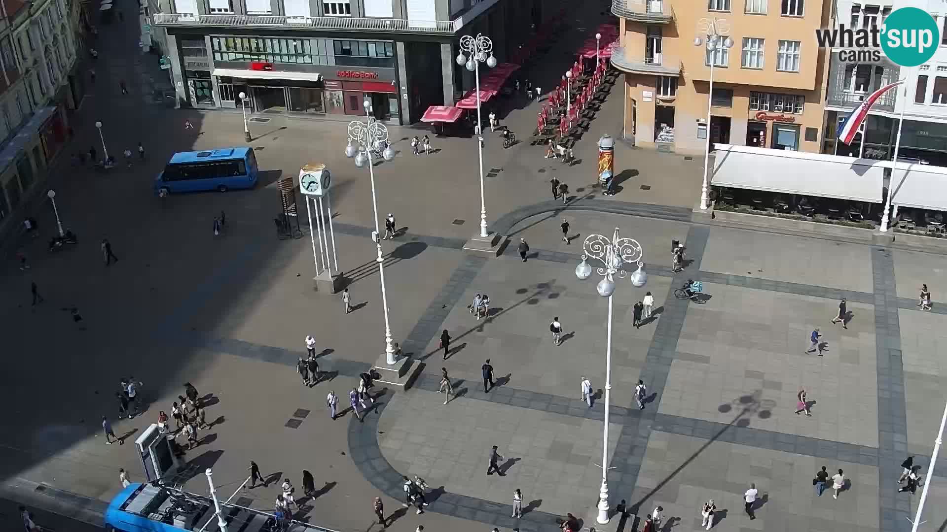 LIVE Webcam Zagreb Hotel Dubrovnik | Ban Jelačić square