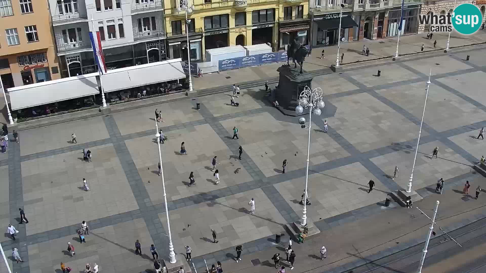 Ban Jelačić Platz  Live webcam Zagreb – Hotel Dubrovnik