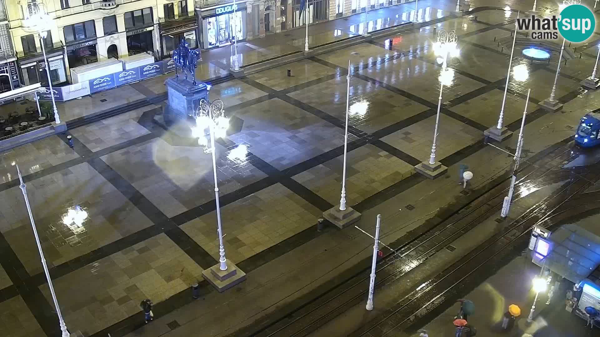 Plaza Ban Jelačić camera en vivo Zagreb – Hotel Dubrovnik