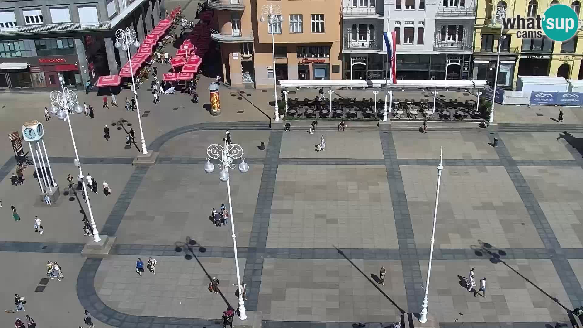 Piazza Ban Jelačić livecam Zagreb – Hotel Dubrovnik