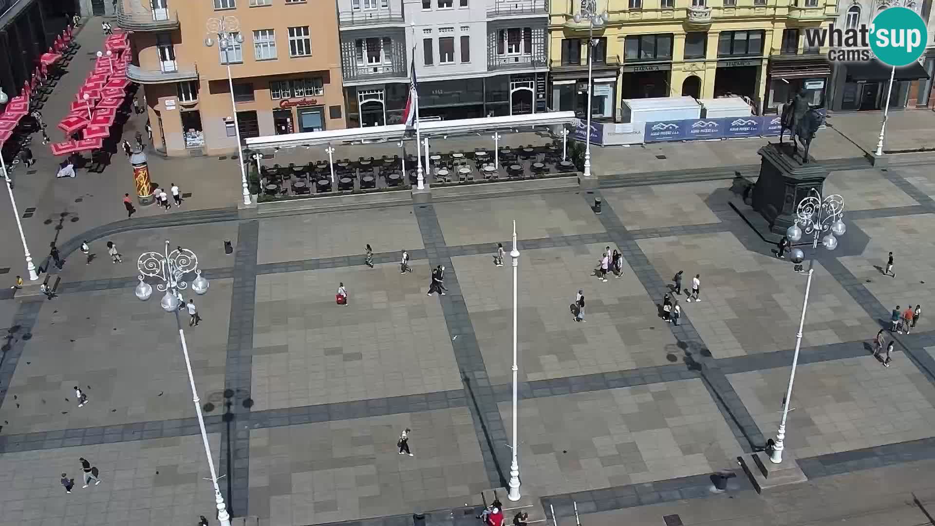 Ban Jelačić Platz  Live webcam Zagreb – Hotel Dubrovnik