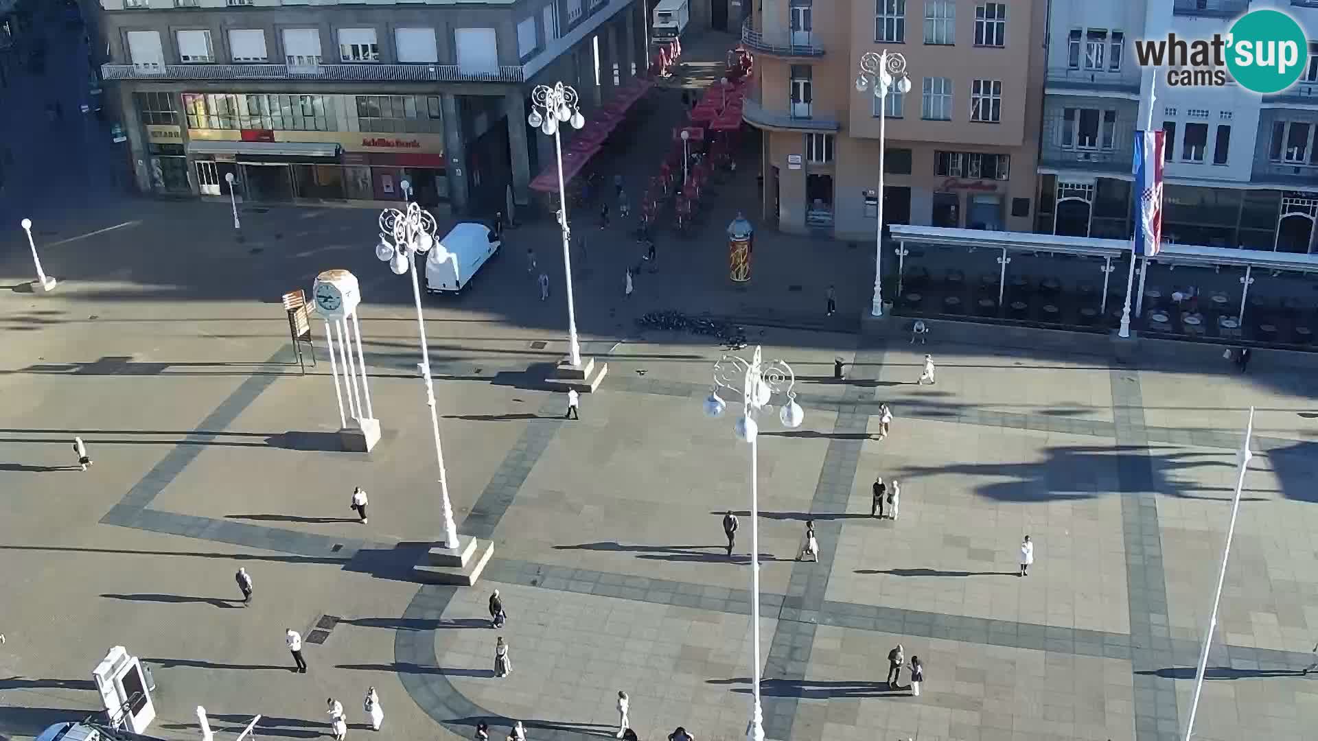 Ban Jelačić Platz  Live webcam Zagreb – Hotel Dubrovnik