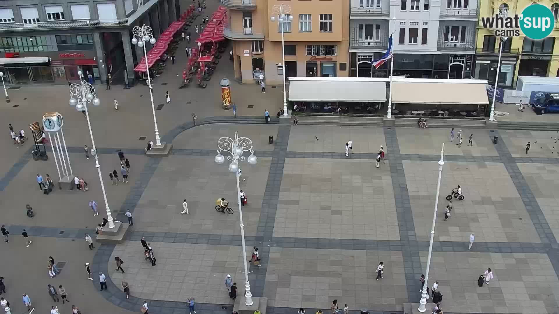 LIVE Webcam Zagreb Hotel Dubrovnik | Ban Jelačić square