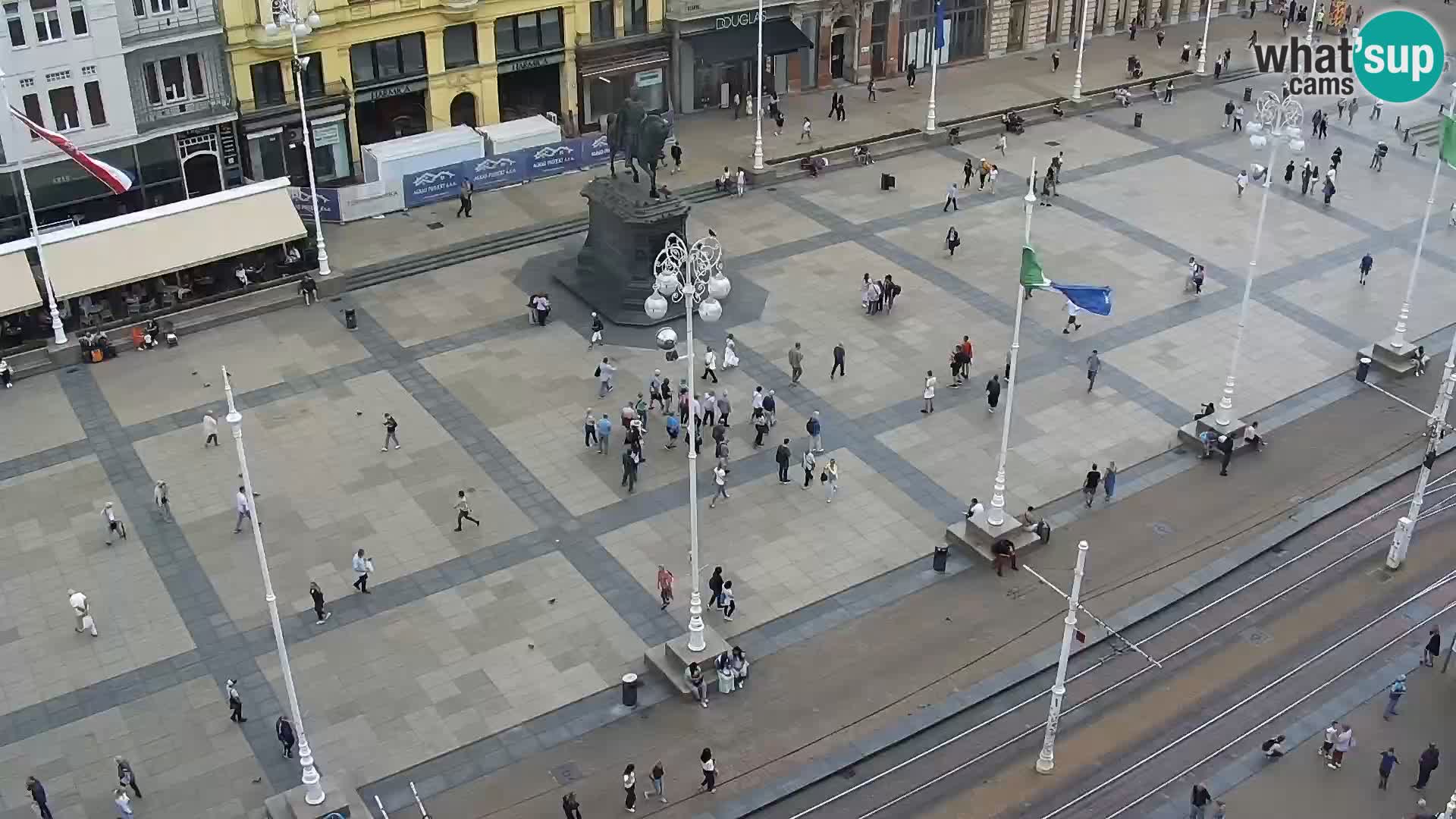 Ban Jelačić Platz  Live webcam Zagreb – Hotel Dubrovnik
