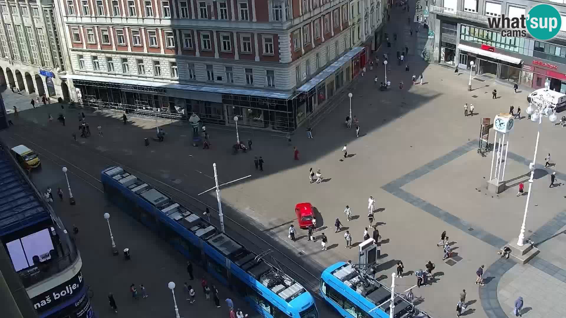 Ban Jelačić Platz  Live webcam Zagreb – Hotel Dubrovnik