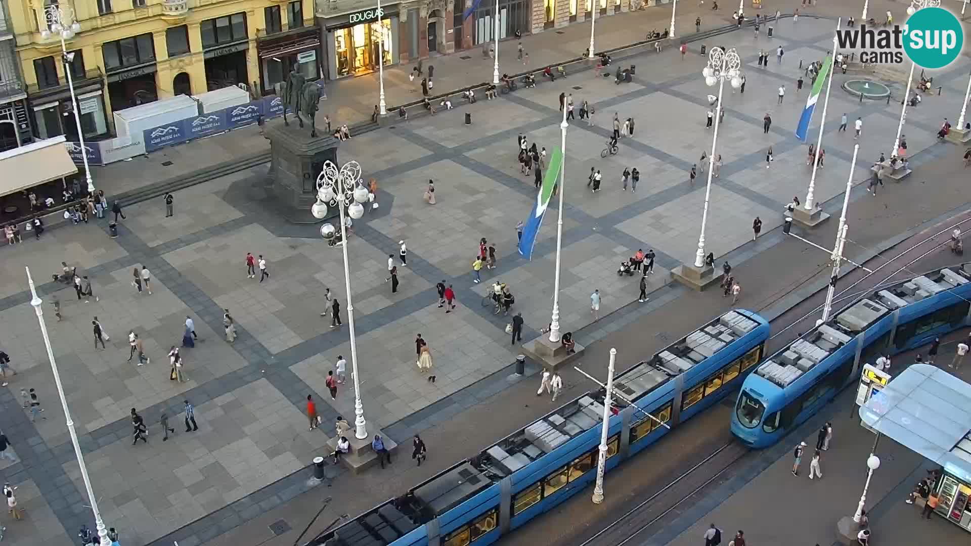 Plaza Ban Jelačić camera en vivo Zagreb – Hotel Dubrovnik