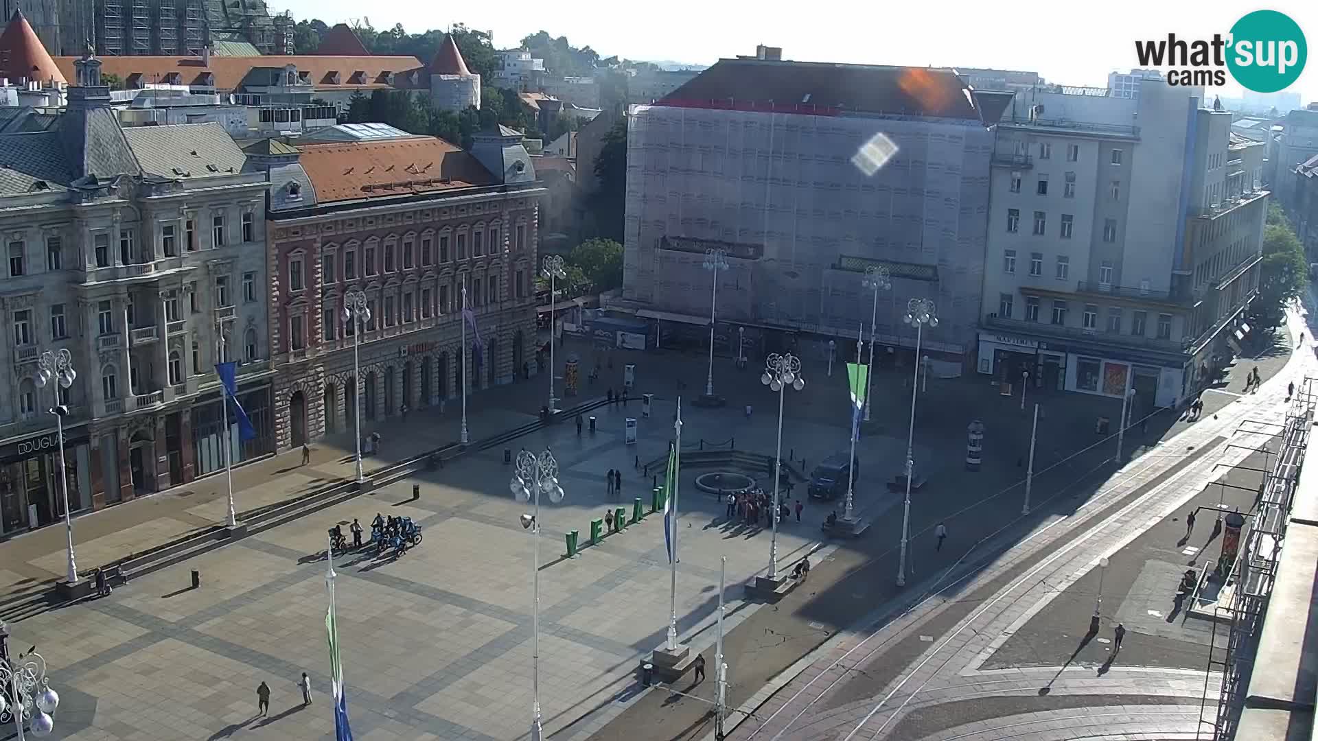 Piazza Ban Jelačić livecam Zagreb – Hotel Dubrovnik