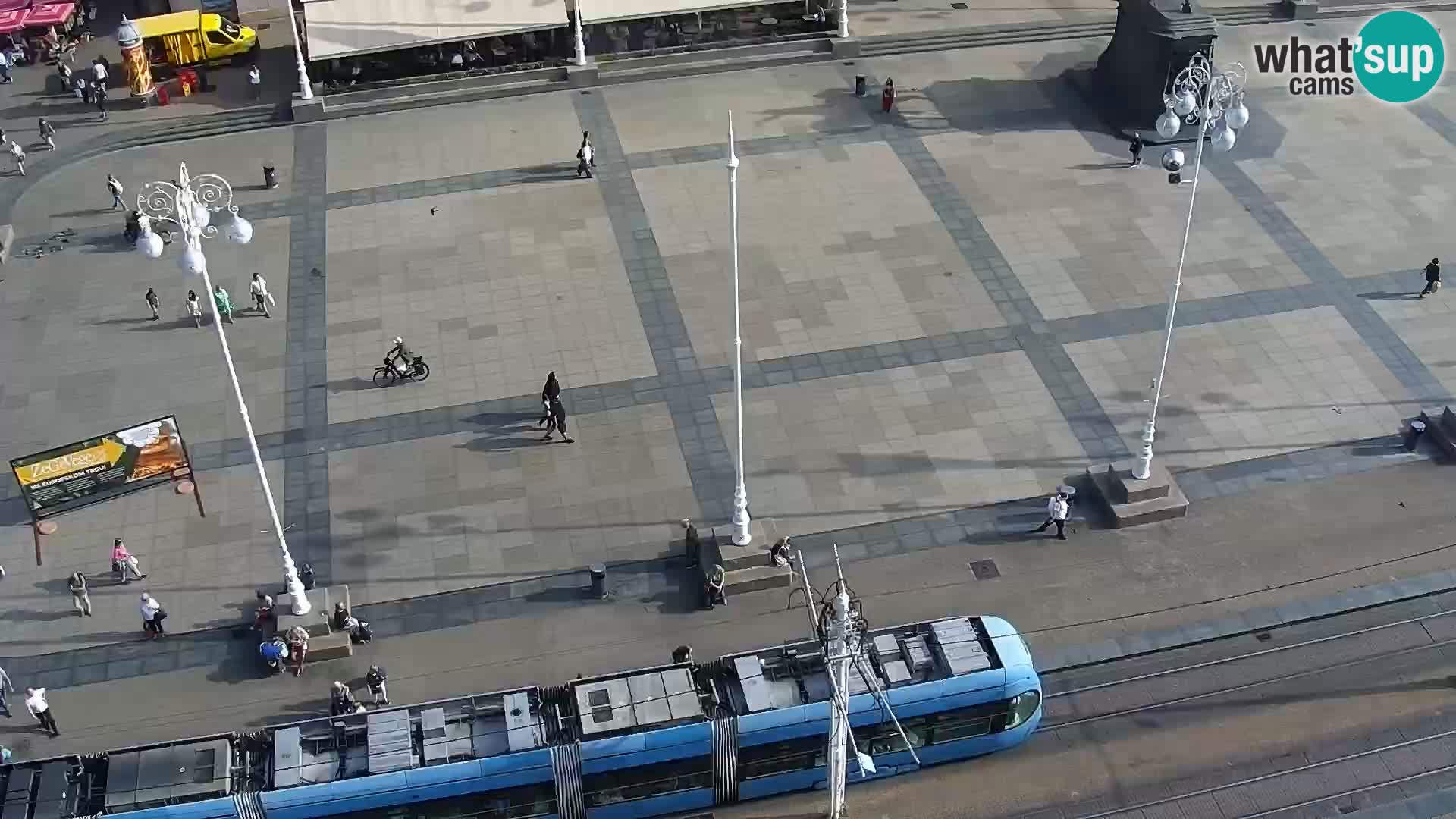 LIVE Webcam Zagreb Hotel Dubrovnik | Ban Jelačić square