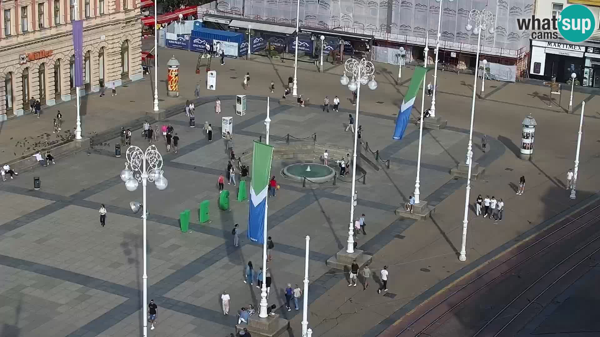 LIVE Webcam Zagreb Hotel Dubrovnik | Ban Jelačić square