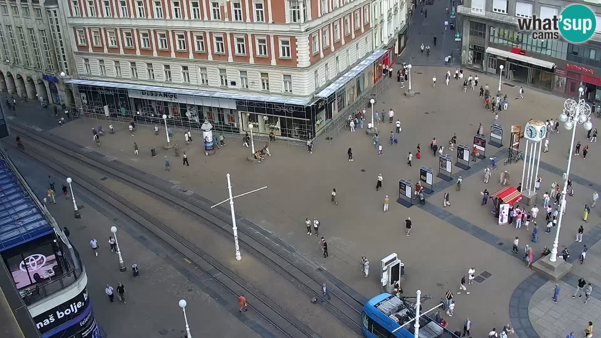 Ban Jelačić Platz  Live webcam Zagreb – Hotel Dubrovnik