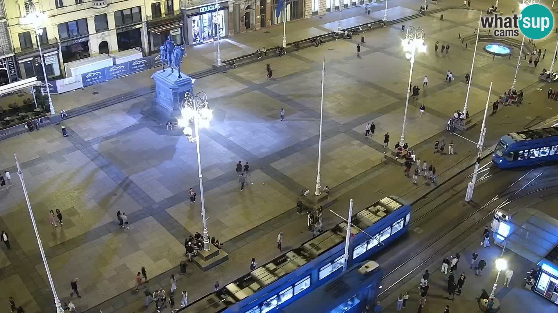 Trg Bana Jelačića web kamera Zagreb – Hotel Dubrovnik