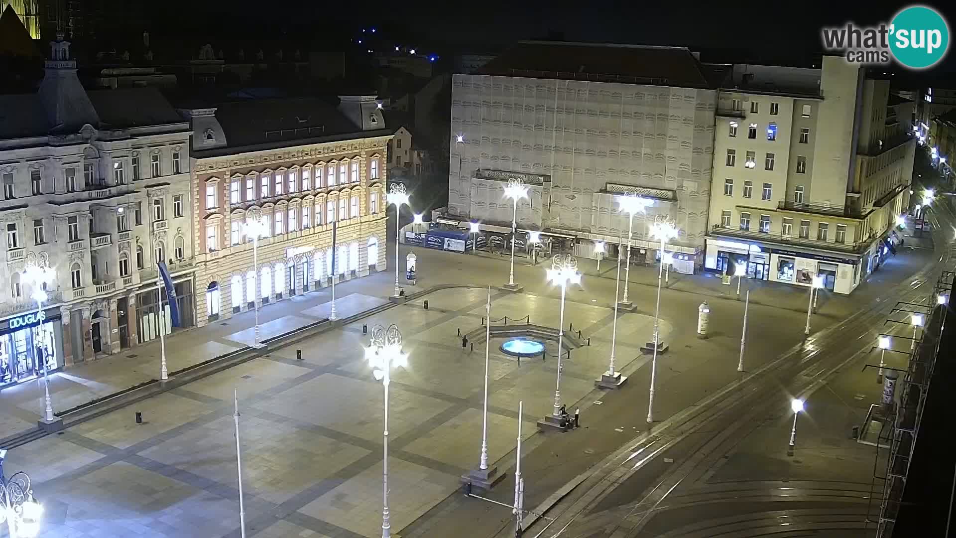 Plaza Ban Jelačić camera en vivo Zagreb – Hotel Dubrovnik