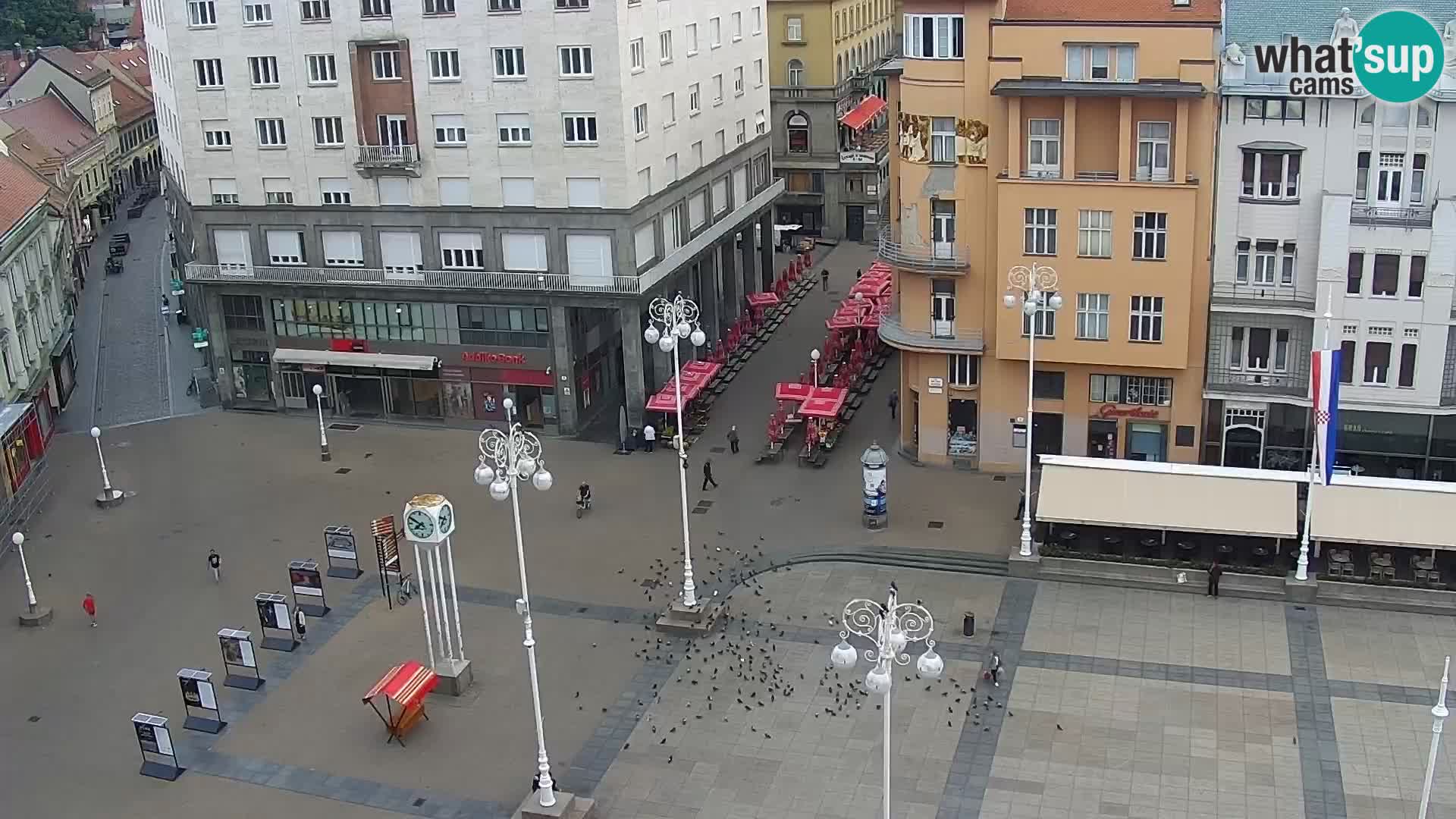 Plaza Ban Jelačić camera en vivo Zagreb – Hotel Dubrovnik