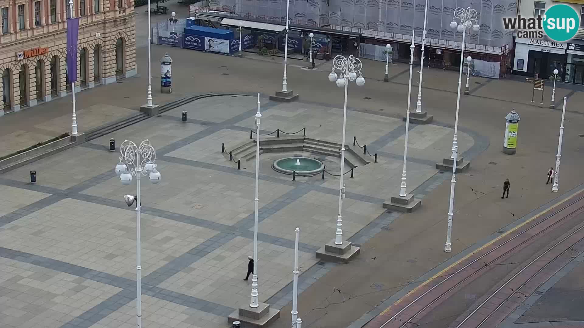 Ban Jelačić Platz  Live webcam Zagreb – Hotel Dubrovnik