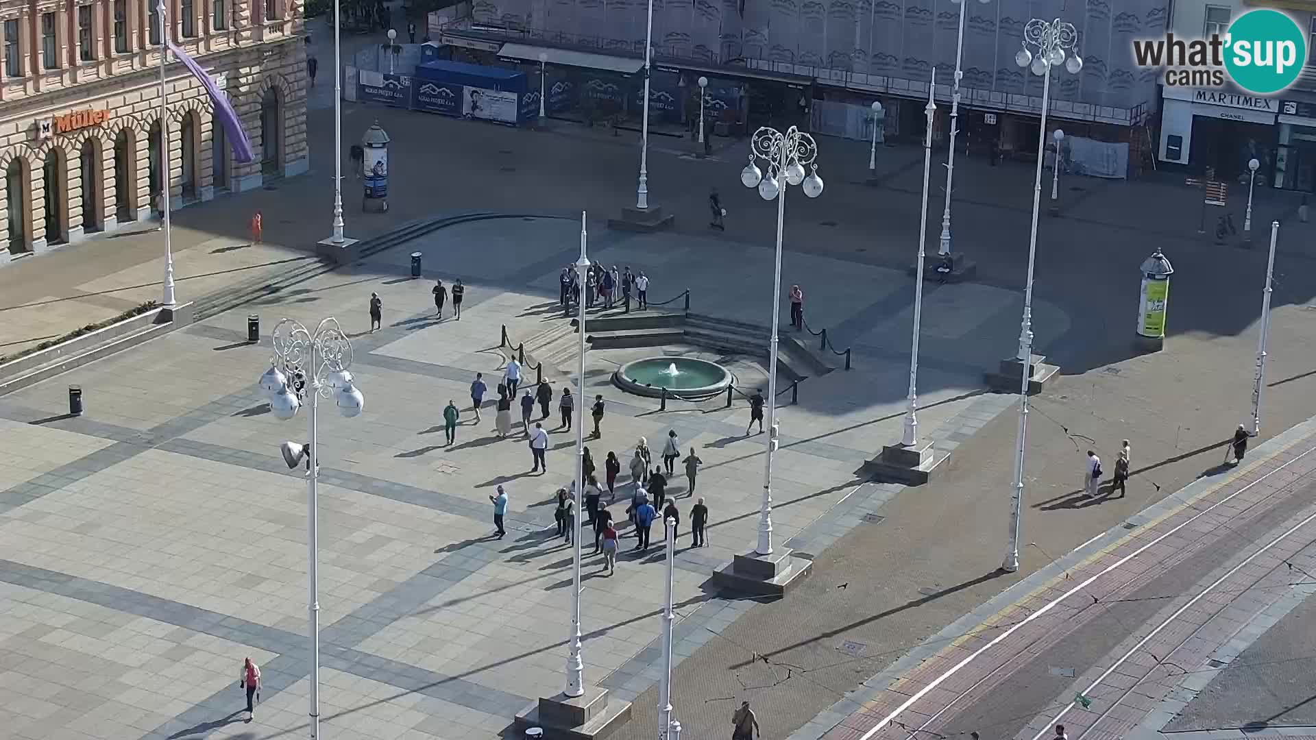 Piazza Ban Jelačić livecam Zagreb – Hotel Dubrovnik