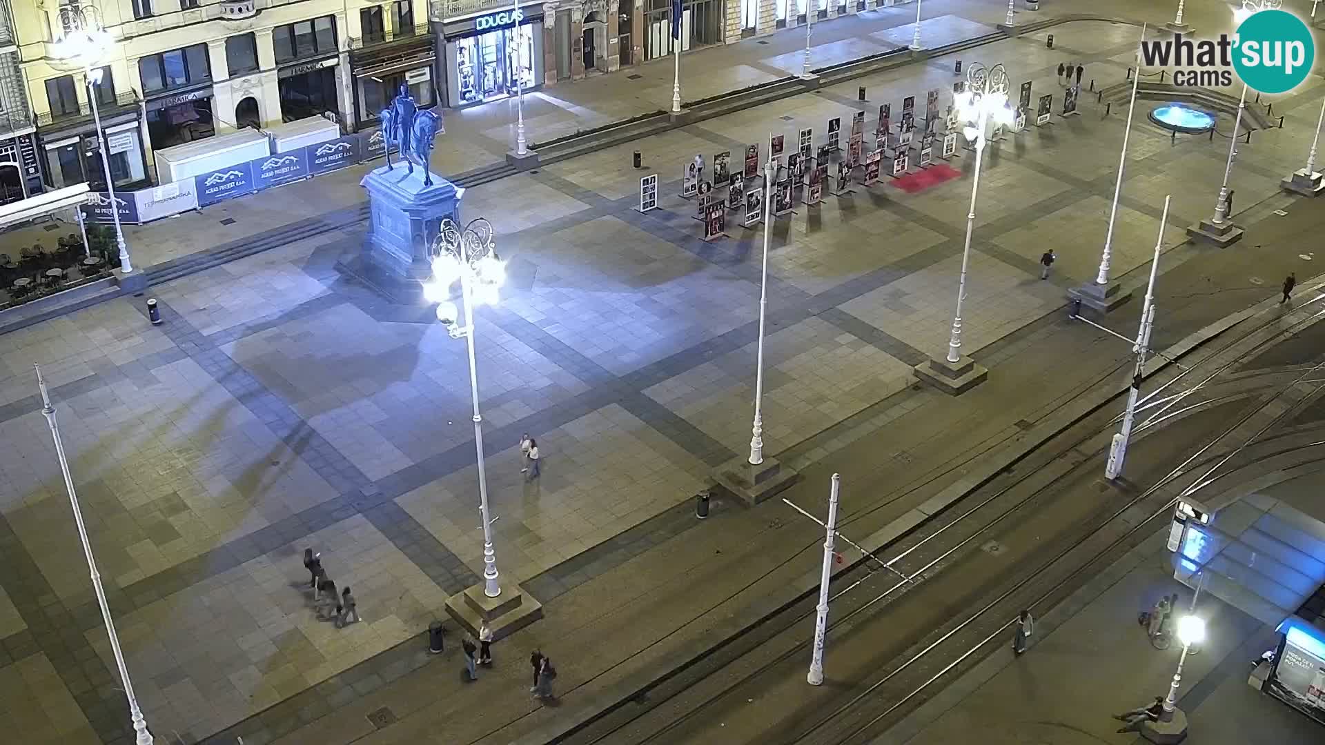 LIVE Webcam Zagreb Hotel Dubrovnik | Ban Jelačić square