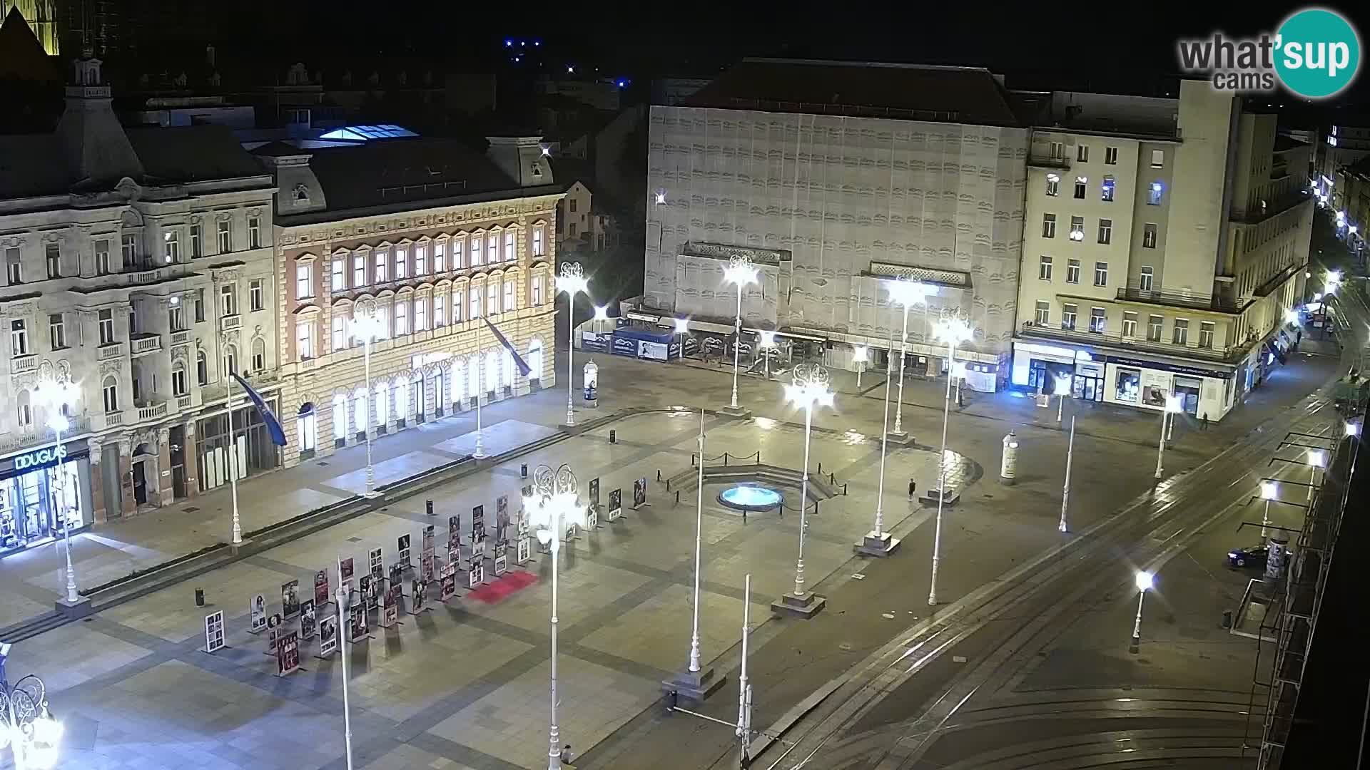 Piazza Ban Jelačić livecam Zagreb – Hotel Dubrovnik