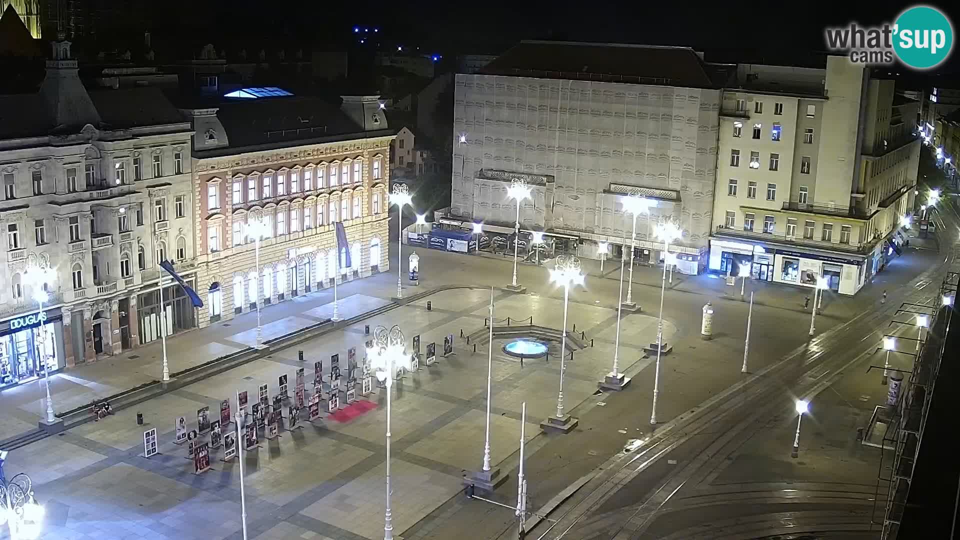 LIVE Webcam Zagreb Hotel Dubrovnik | Ban Jelačić square