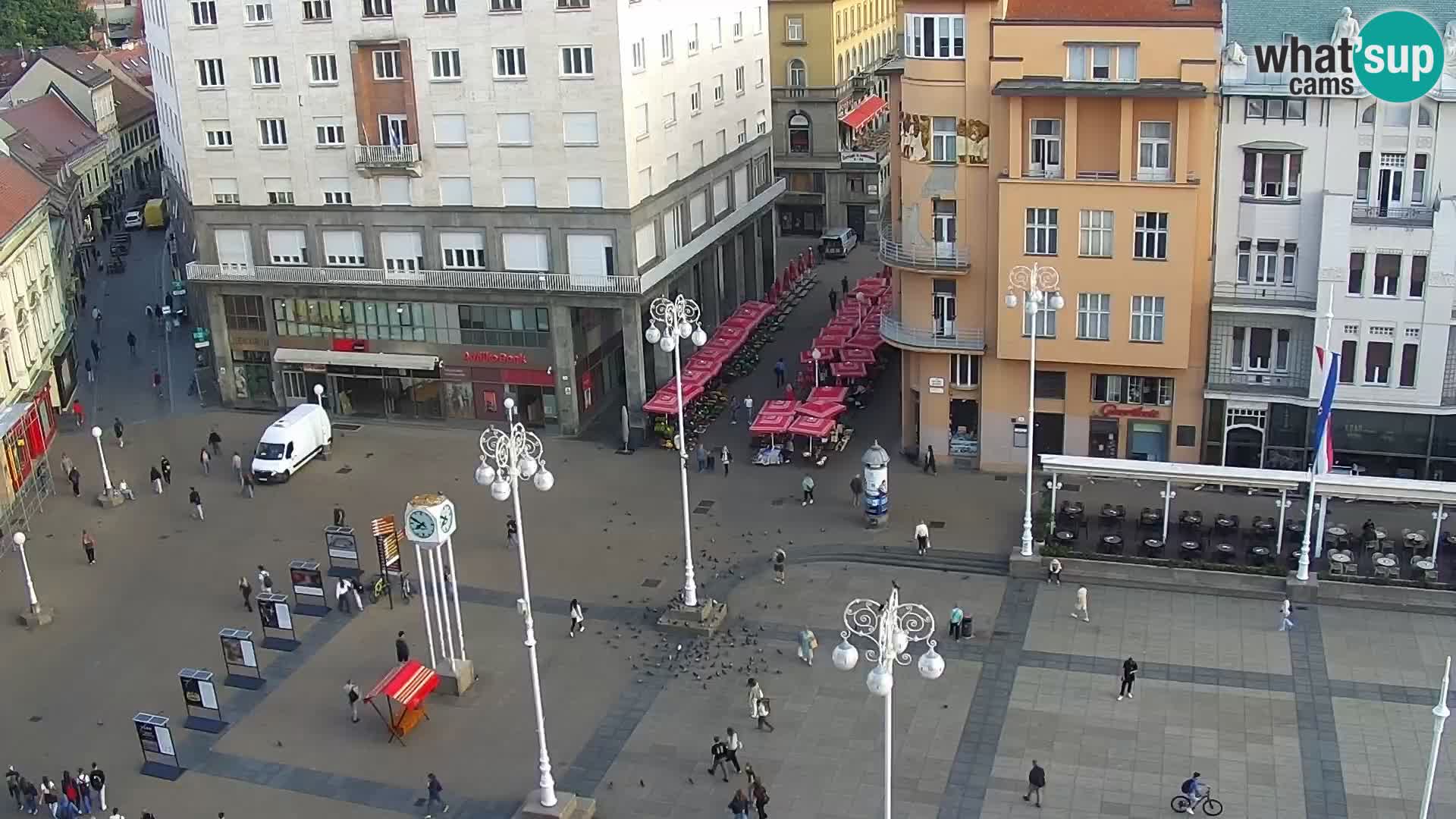 Plaza Ban Jelačić camera en vivo Zagreb – Hotel Dubrovnik