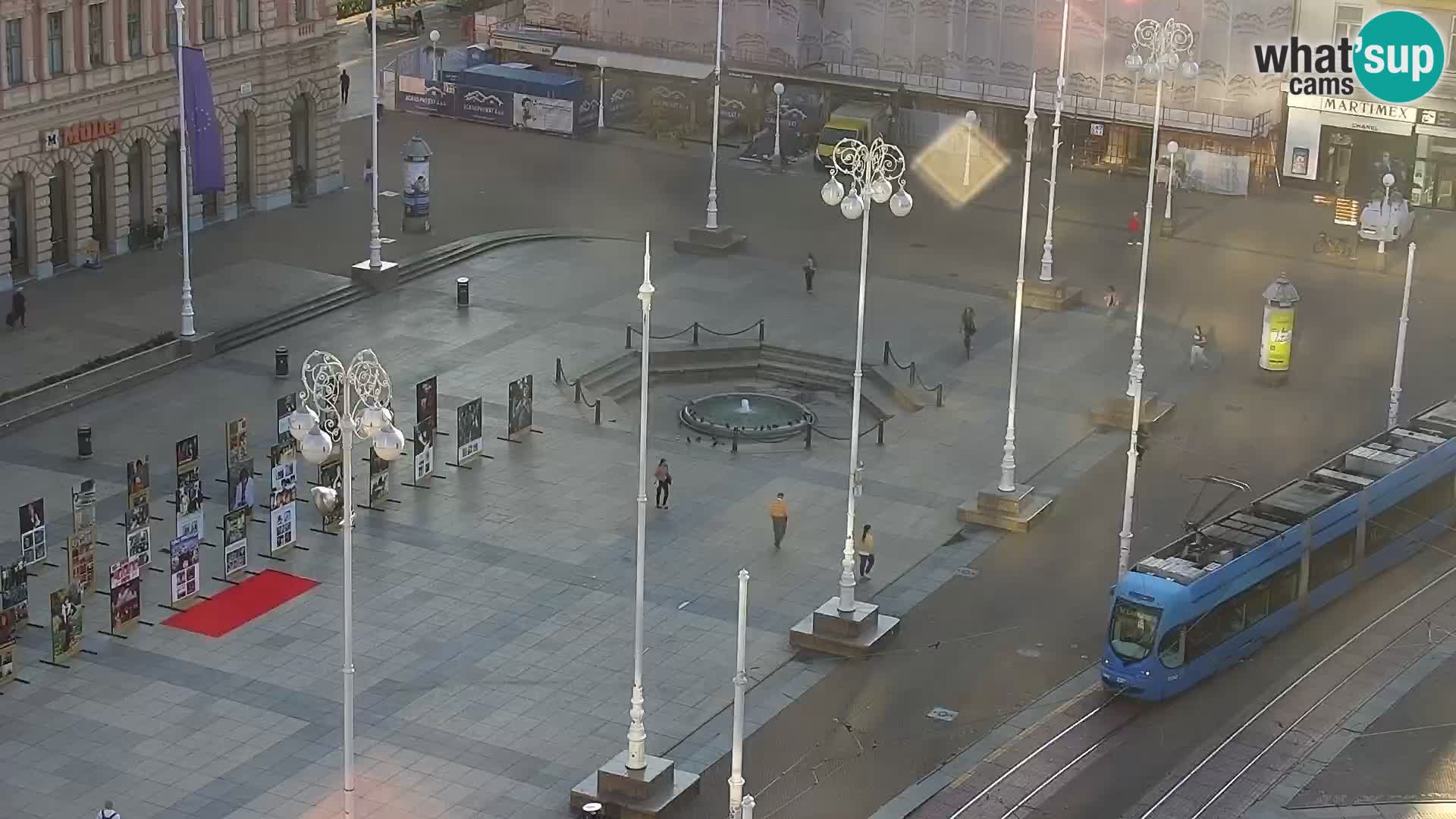 Piazza Ban Jelačić livecam Zagreb – Hotel Dubrovnik