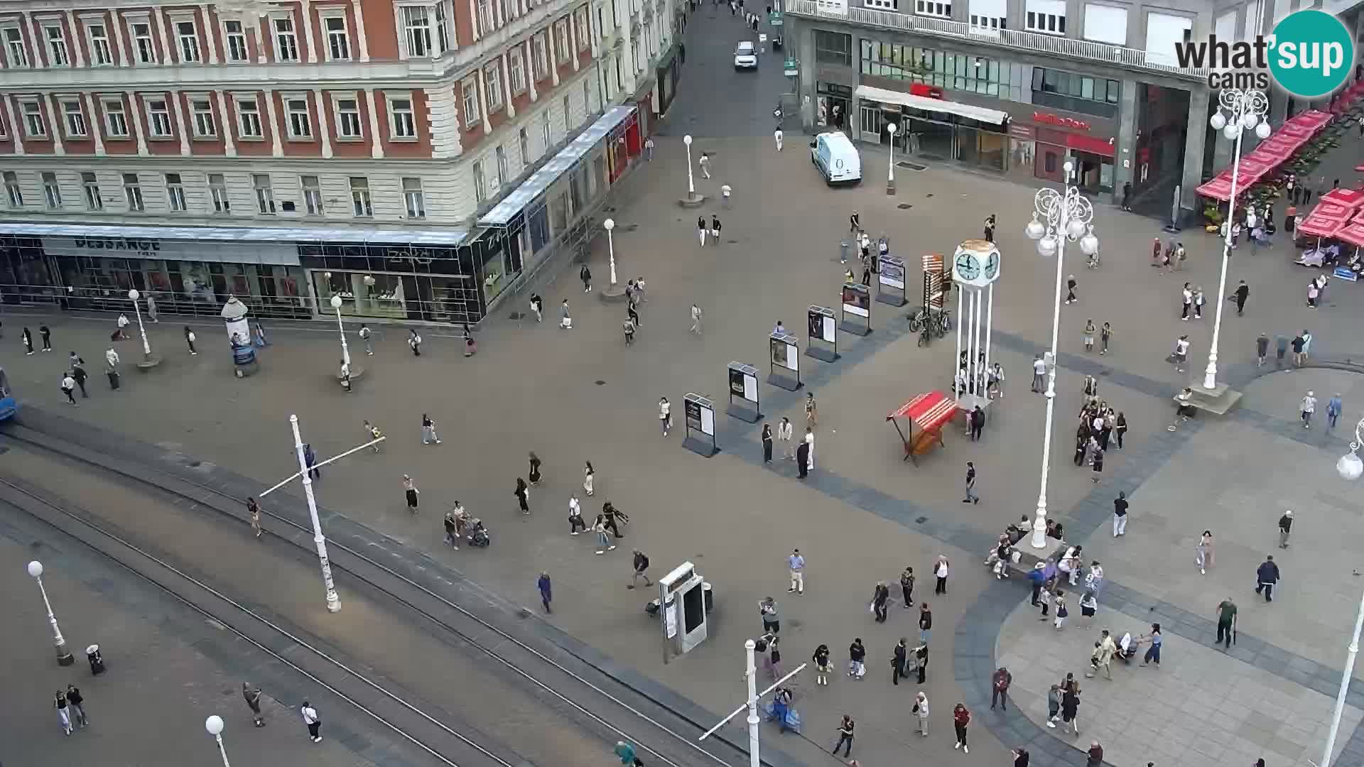 Piazza Ban Jelačić livecam Zagreb – Hotel Dubrovnik